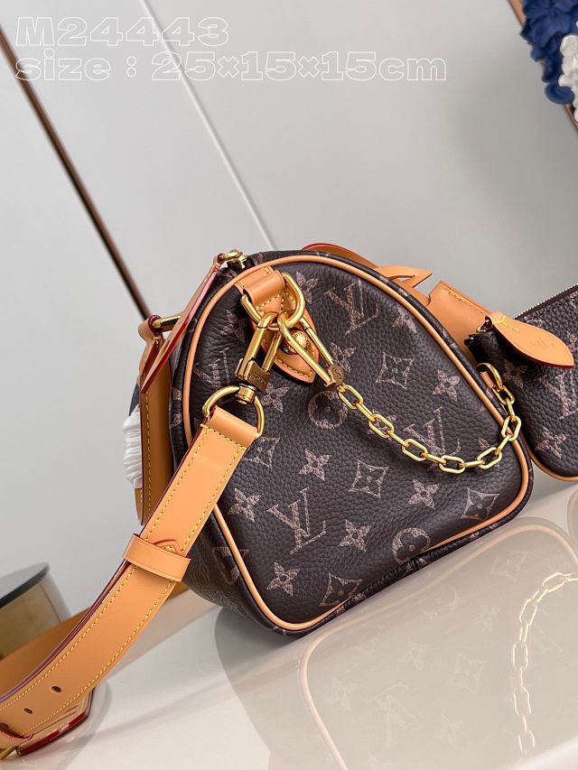 Louis vuitton original soft calfskin speedy P9 25 M24443 brown