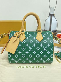 Louis vuitton original soft calfskin speedy P9 25 M24423 green