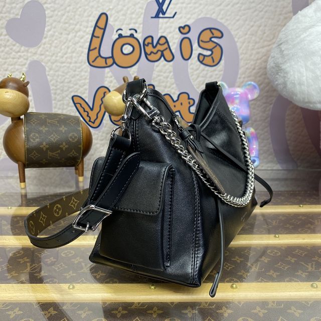 Louis vuitton original lambskin carryAll cargo PM M24861 black