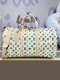 Louis vuitton original monogram craggy canvas keepall 45 M25233