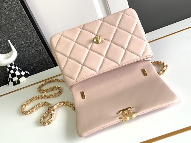 2024 CC original lambskin mini flap bag AS4595 pink