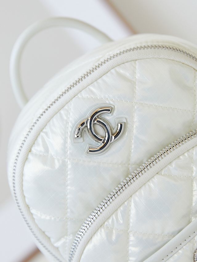 CC original nylon neige mini backpack AS4366 white