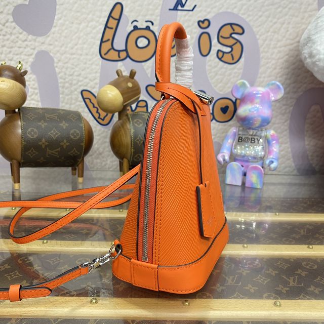 Louis vuitton original epi leather alma backpack M25104 orange