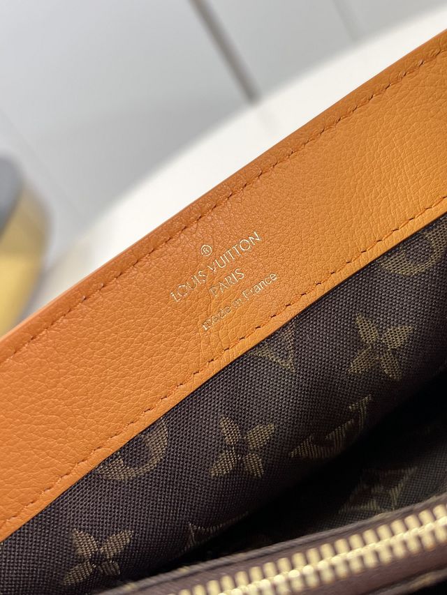 Louis vuitton original calfskin dauphine soft MM M25048 orange