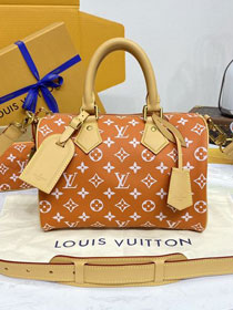 Louis vuitton original soft calfskin speedy P9 25 M24424 orange