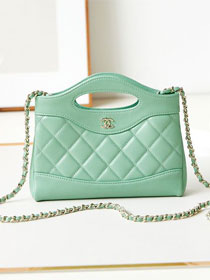 2024 CC original lambskin nano 31 bag AS3656 light green