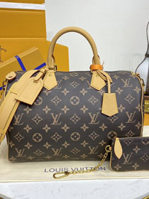 Louis vuitton original soft calfskin speedy P9 40 M24422 brown