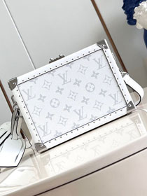 Louis vuitton original monogram canvas clutch box M11049 white