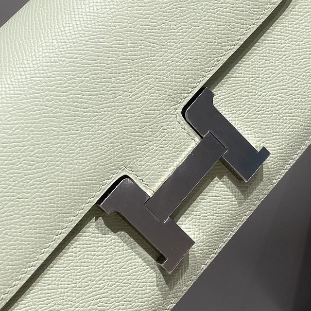 Hermes original epsom leather constance elan bag C024 vert fizz