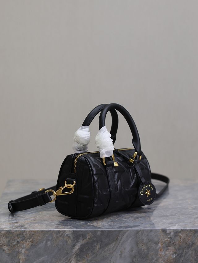 Dior original calfskin groove 17 nano bag S4000-2 black
