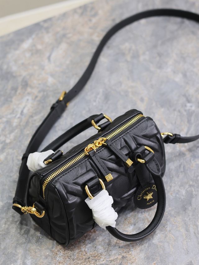Dior original calfskin groove 17 nano bag S4000-2 black