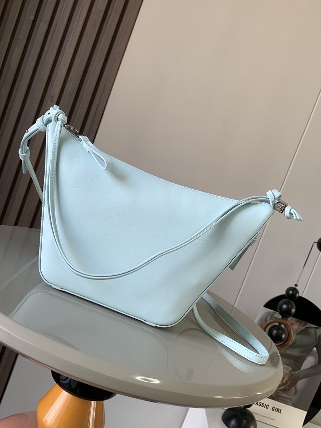 Loewe original calfskin mini hammock hobo bag A538G13 blue