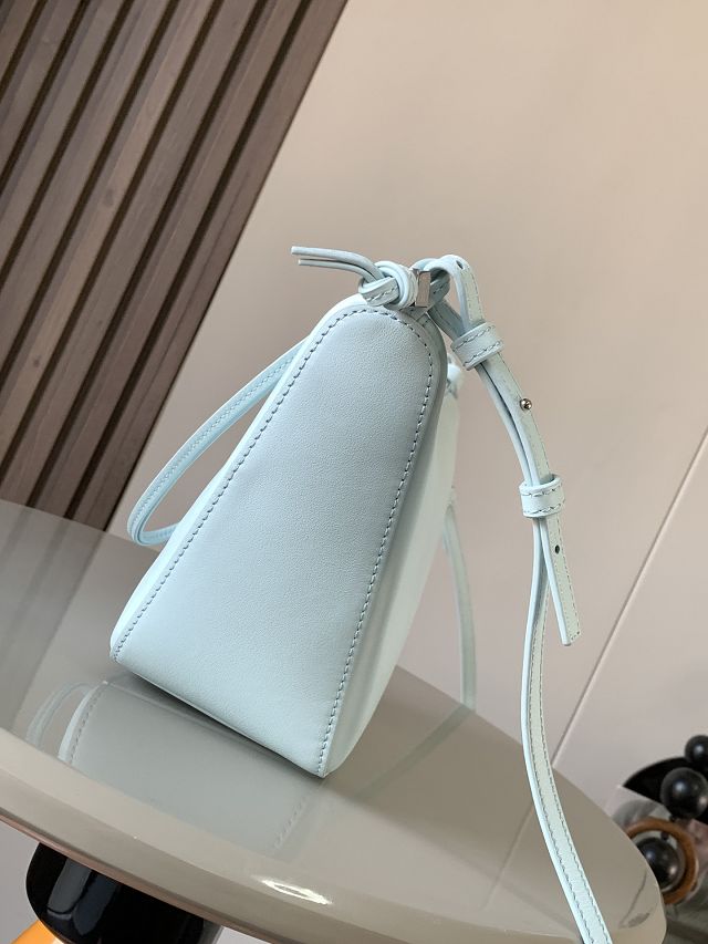 Loewe original calfskin mini hammock hobo bag A538G13 blue