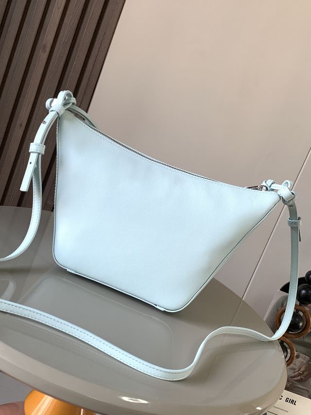 Loewe original calfskin mini hammock hobo bag A538G13 blue