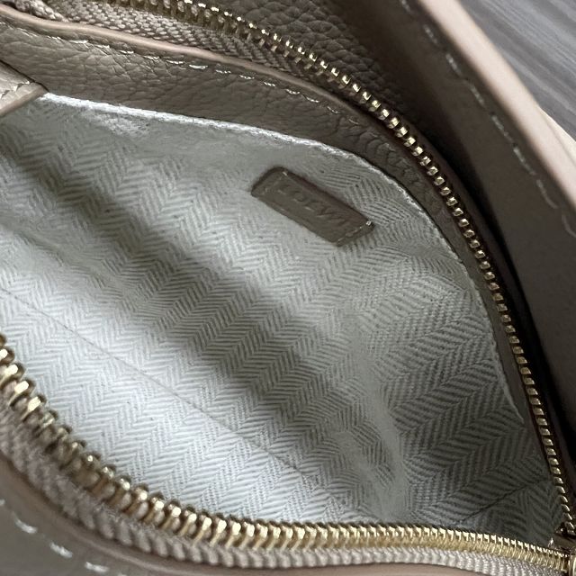 Loewe original grained calfskin mini puzzle bag A510P88 beige