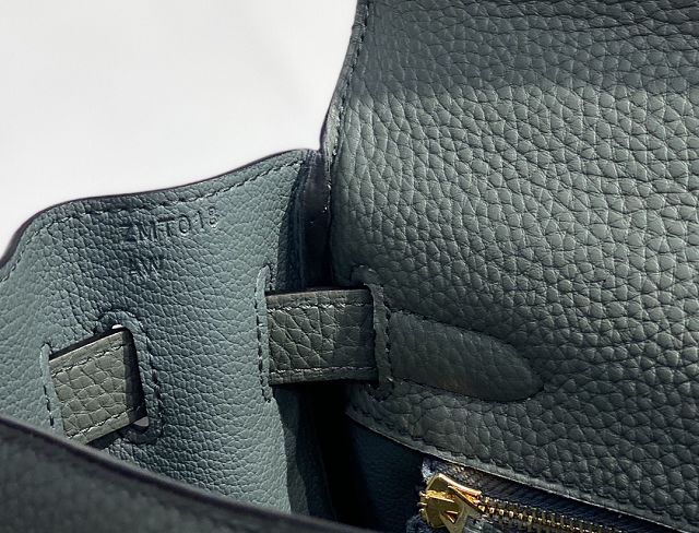 Hermes original togo leather kelly 32 bag K32-1 vert amande