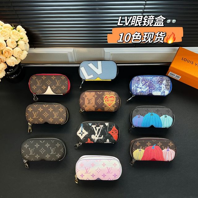 Louis vuitton original canvas sunglasses case M00285 