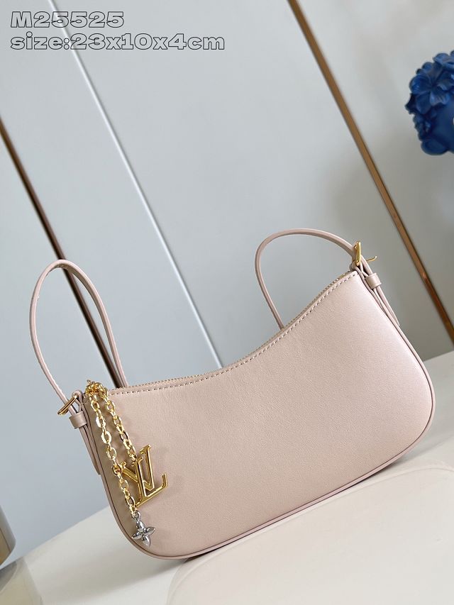 Louis vuitton original calfskin pochette LV bloom M25784 sand