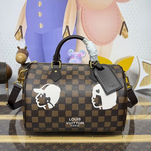 Louis vuitton origianl damier ebene speedy 25 N40772