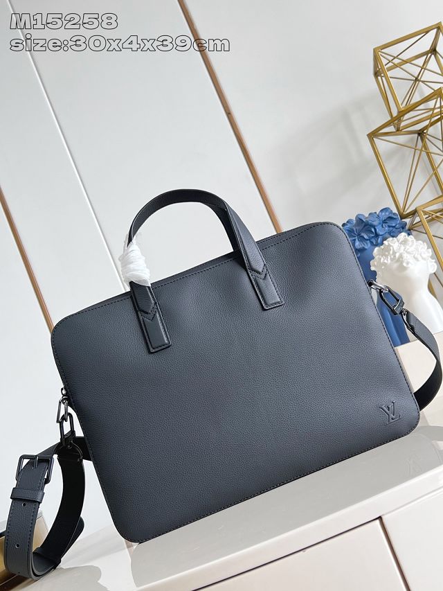 Louis vuitton original calfskin gate briefcase M15258 black