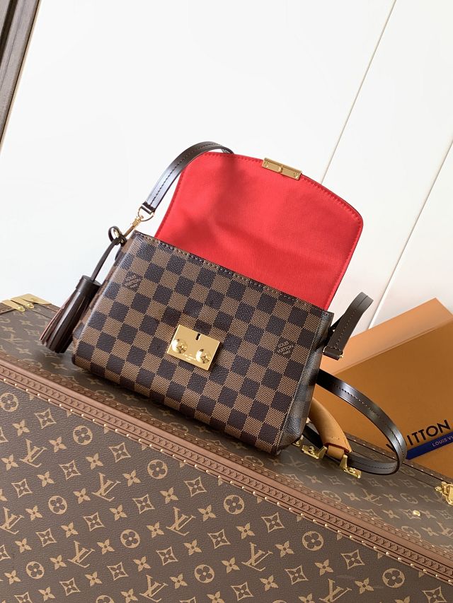 Louis vuitton original damier ebene croisette handbag N53000