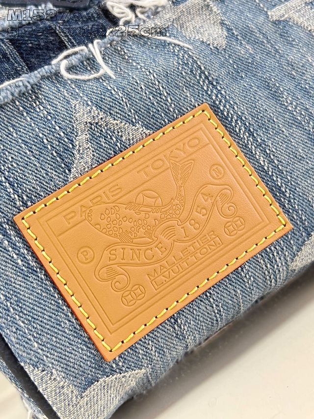 Louis vuitton original denim speedy 25 M15276 blue