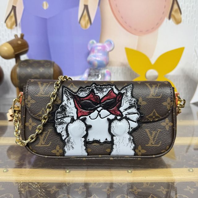 Louis vuitton original monogram canvas wallet on chain Ivy M15148