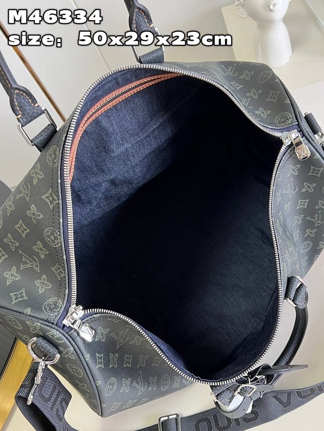 Louis vuitton original monogram eclipse keepall 50 M46334