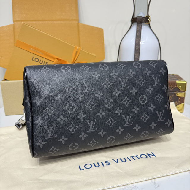 Louis vuitton original monogram eclipse speedy soft 30 M15102