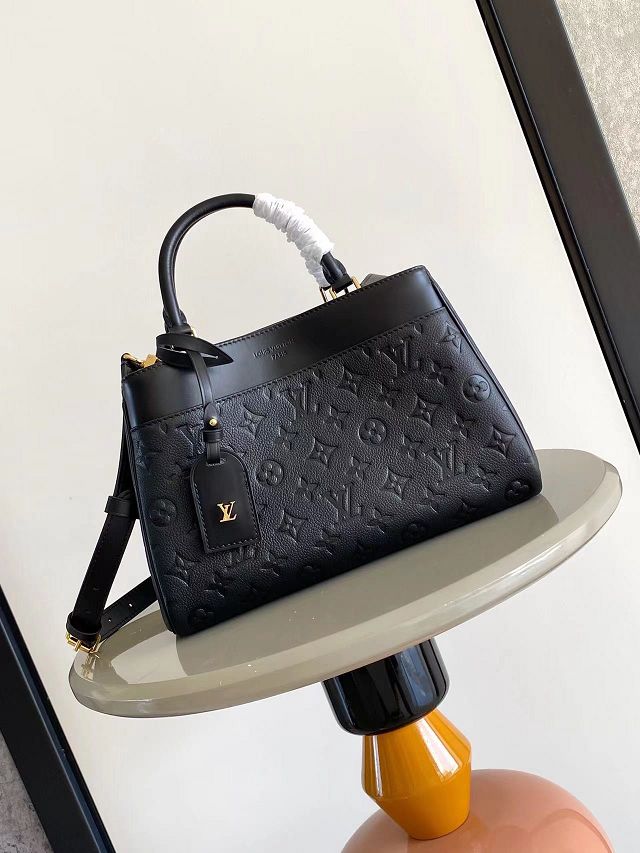 Louis vuitton original calfskin avenue pm handbag M25577 black