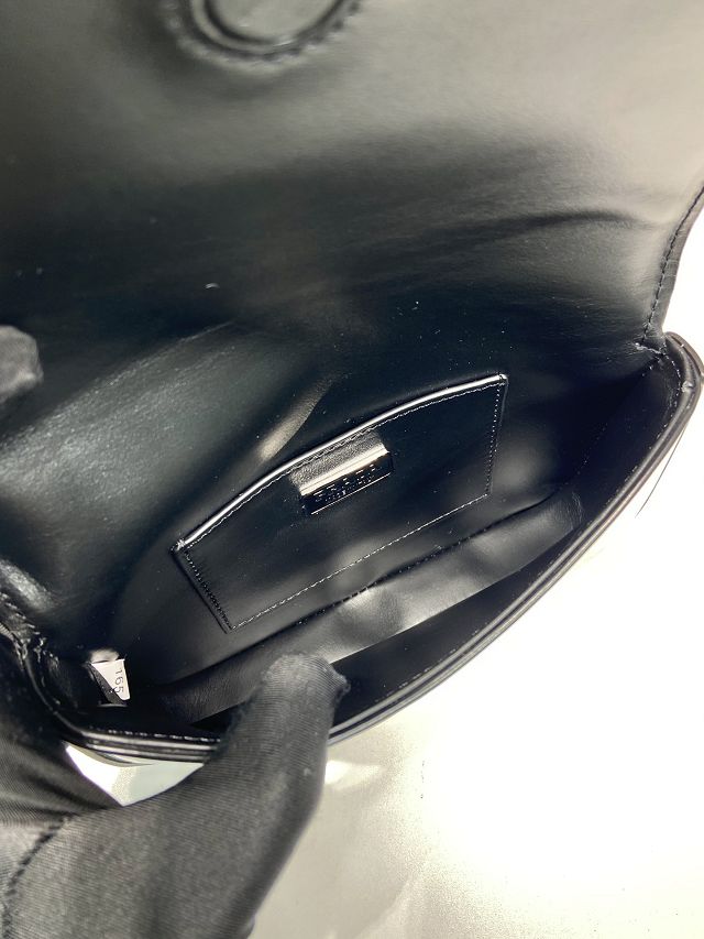 Prada original smooth calfskin small shoulder bag 2VD061 grey