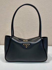 Prada original calfskin darling medium shoulder bag 1BA444 black