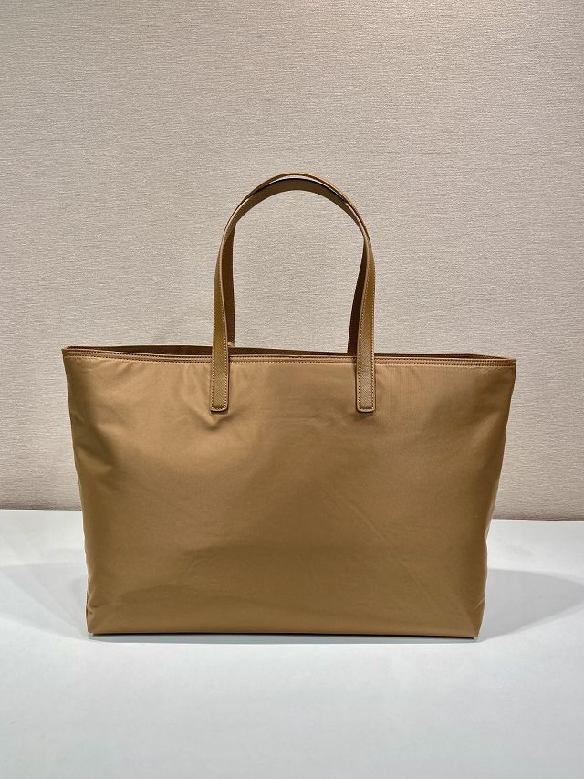 Prada original nylon large tote bag 1BG527 brown