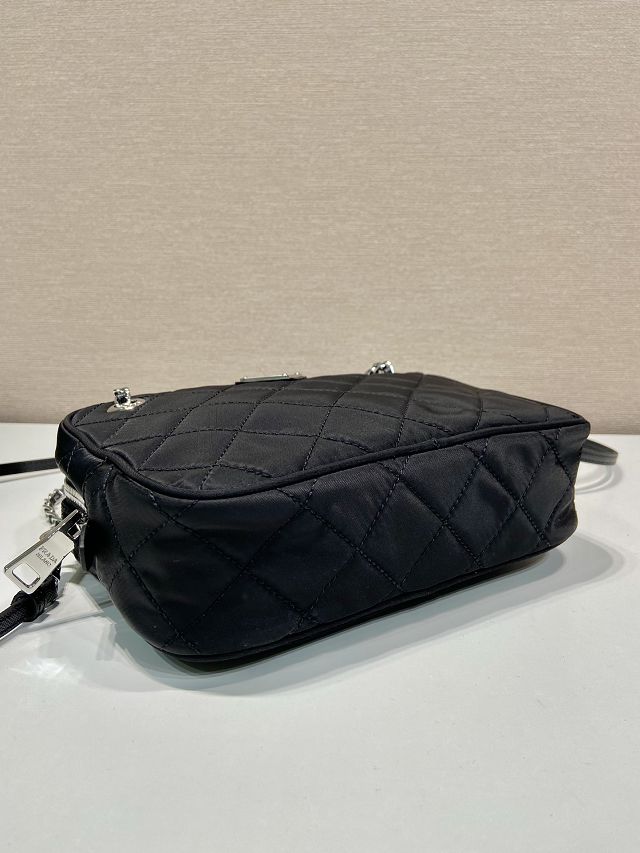 Prada original nylon small camera bag 1BD642 black