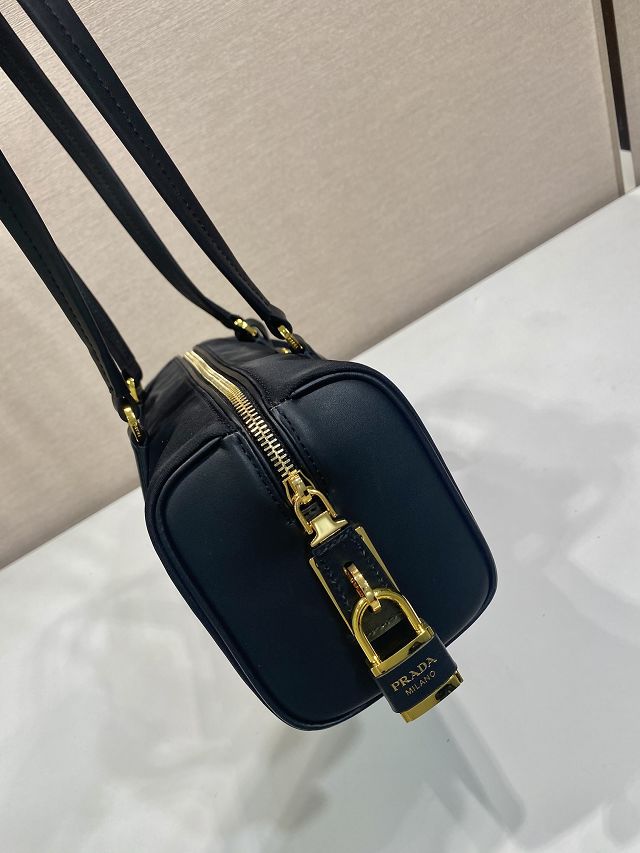 Prada original nylon top handle bag 1BB127 black