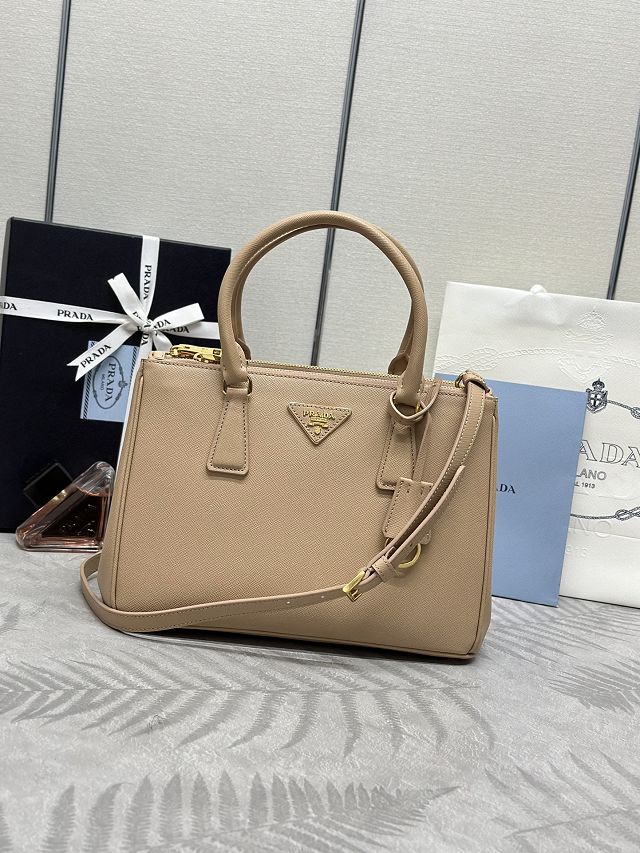 Prada original saffiano calfskin galleria large bag 1BA274 apricot