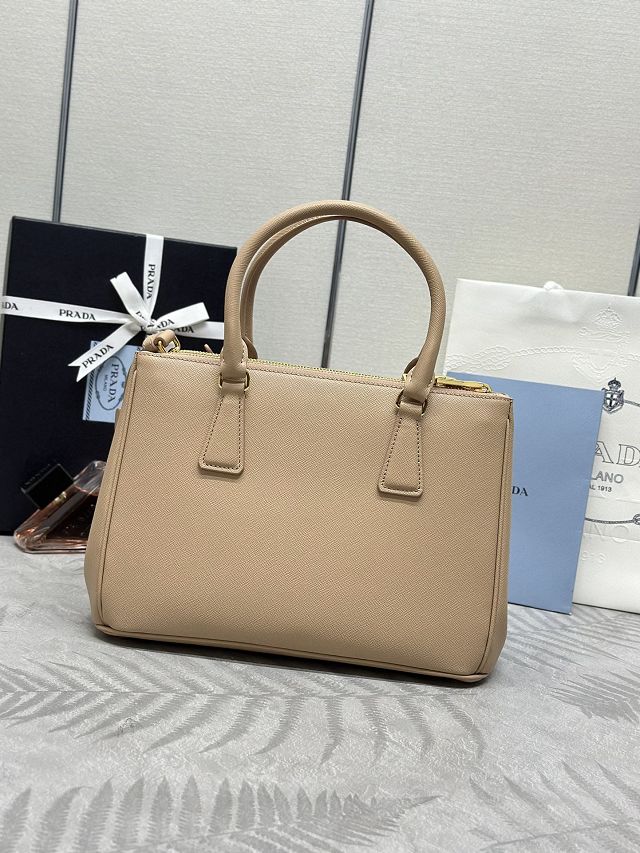 Prada original saffiano calfskin galleria large bag 1BA274 apricot