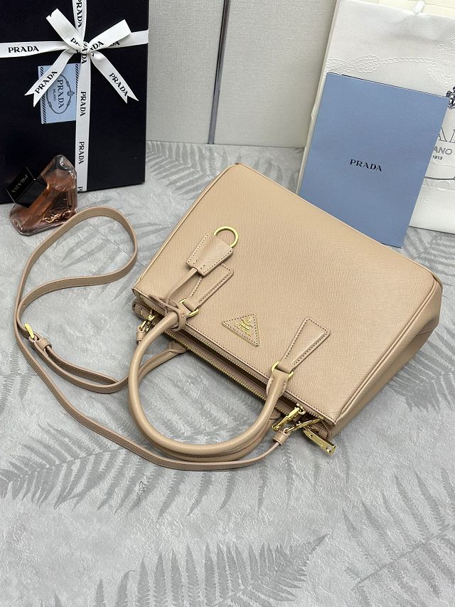Prada original saffiano calfskin galleria large bag 1BA274 apricot