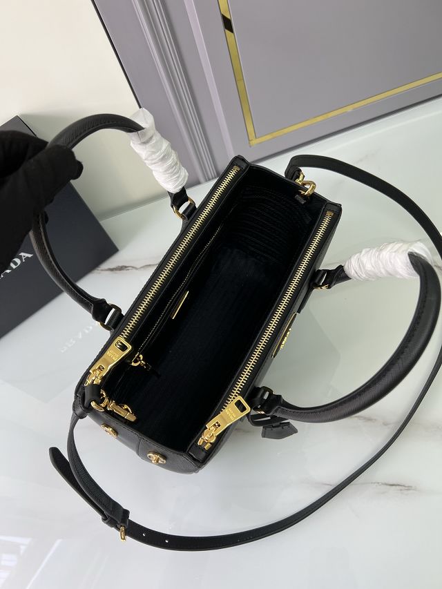 Prada original saffiano calfskin galleria medium bag 1BA863 black