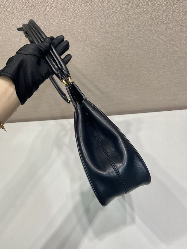 Prada original smooth calfskin medium tote bag 1BA846 black