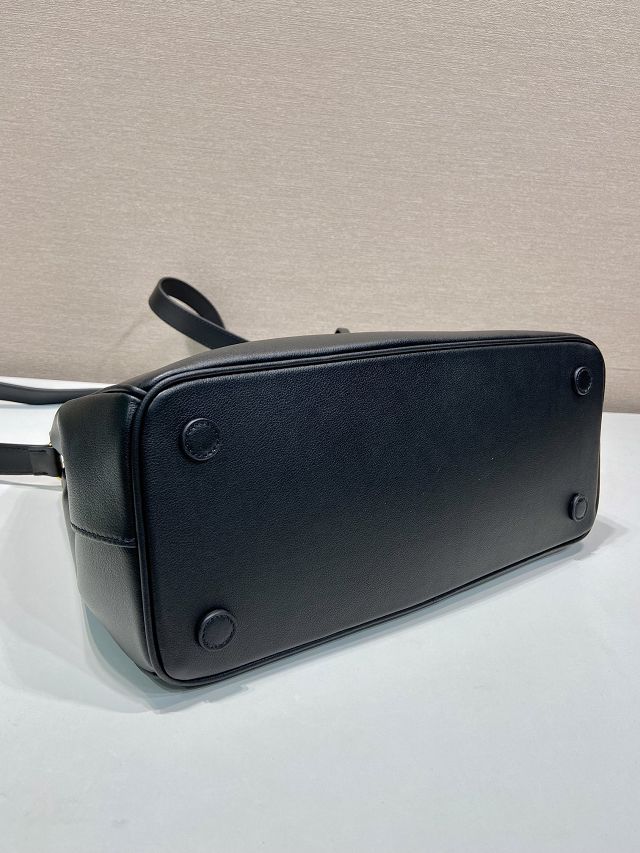 Prada original soft calfskin galleria large bag 1BA274 black