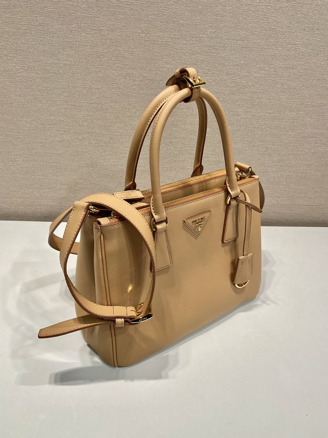 Prada original soft calfskin galleria medium bag 1BA863 apricot