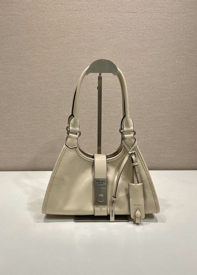 Prada original calfskin mini tote bag 1BG580 beige