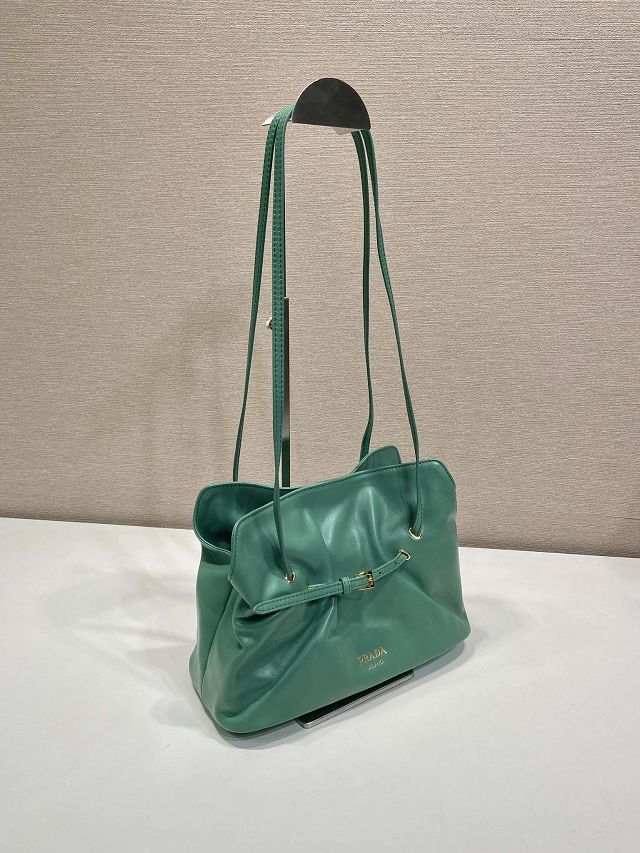 Prada original lambskin dada small bag 1BG586 green