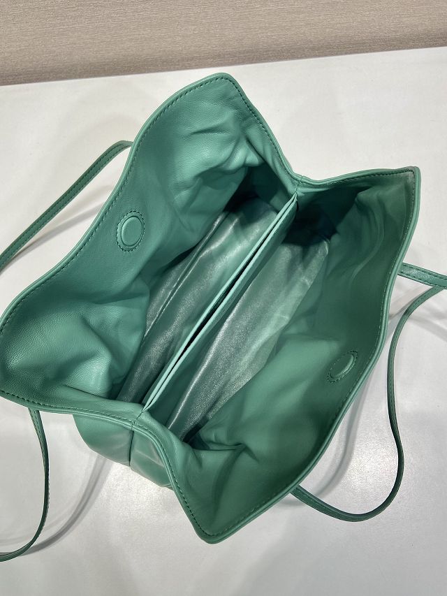 Prada original lambskin dada small bag 1BG586 green