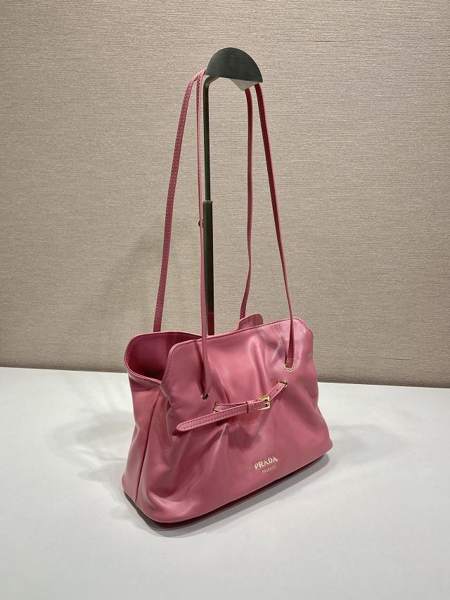 Prada original lambskin dada small bag 1BG586 pink
