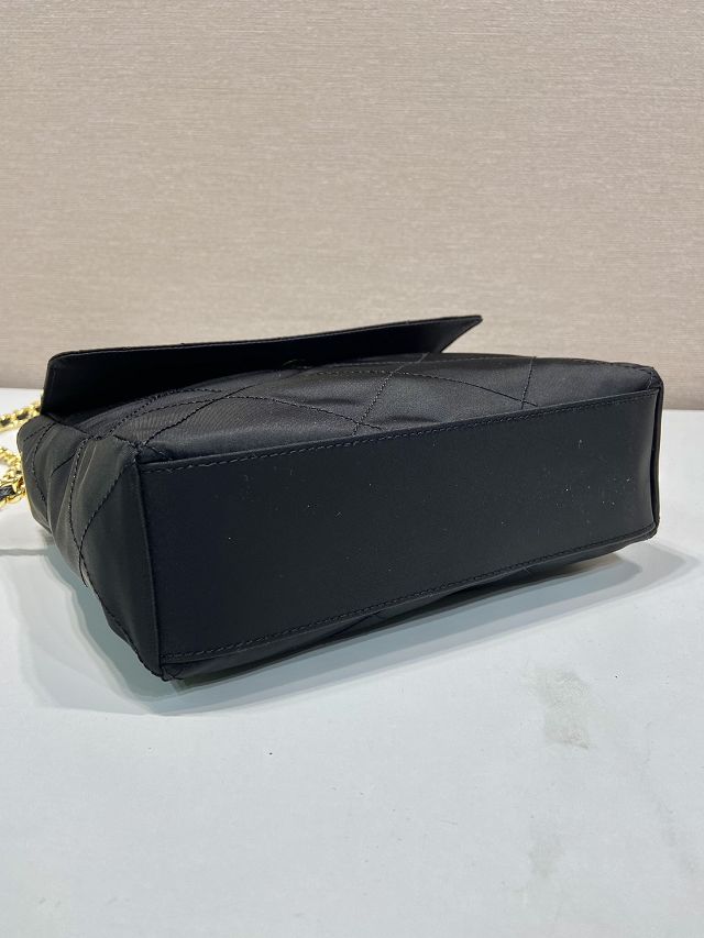 Prada original nylon medium tote bag 1BD633 black