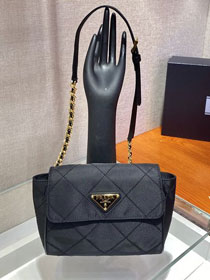 Prada original nylon small tote bag 1BD622 black