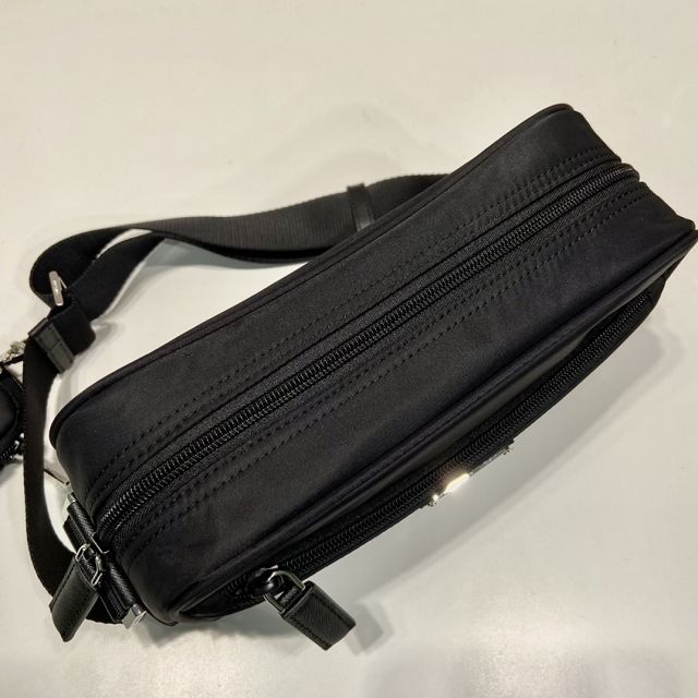 Prada original nylon small shoulder bag 1BC167 black 