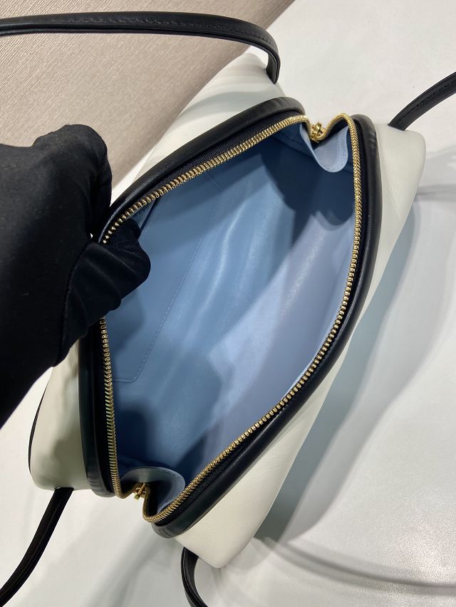Prada original calfskin shoulder bag 1BC249 blue
